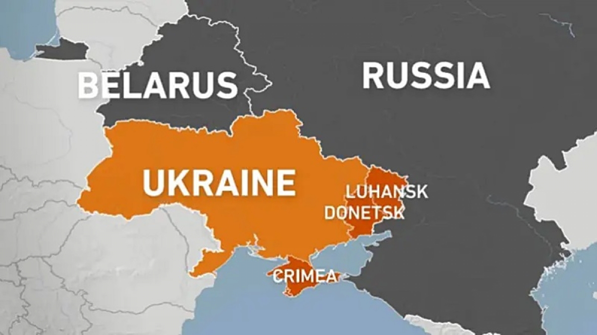 ban do Ukraine Nga truoc xung dot