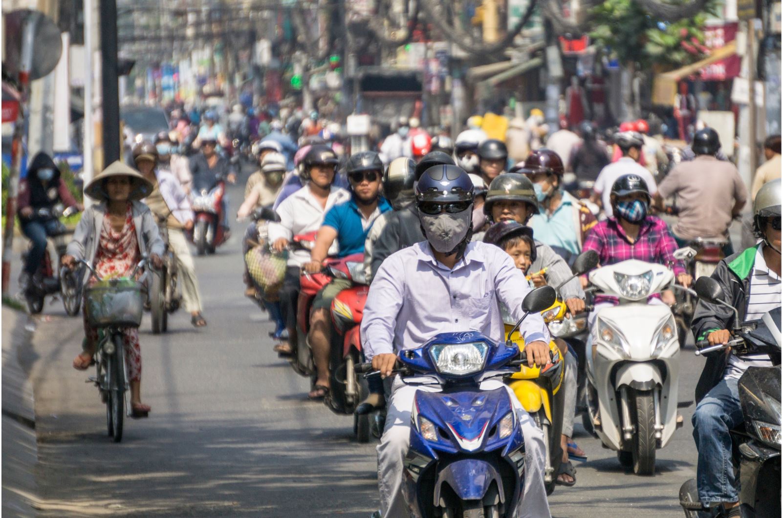 Motorbikes in Vietnam