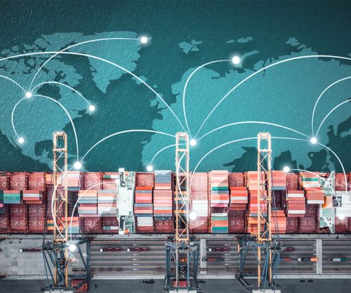 Logistics Global Network Cargo World Map News