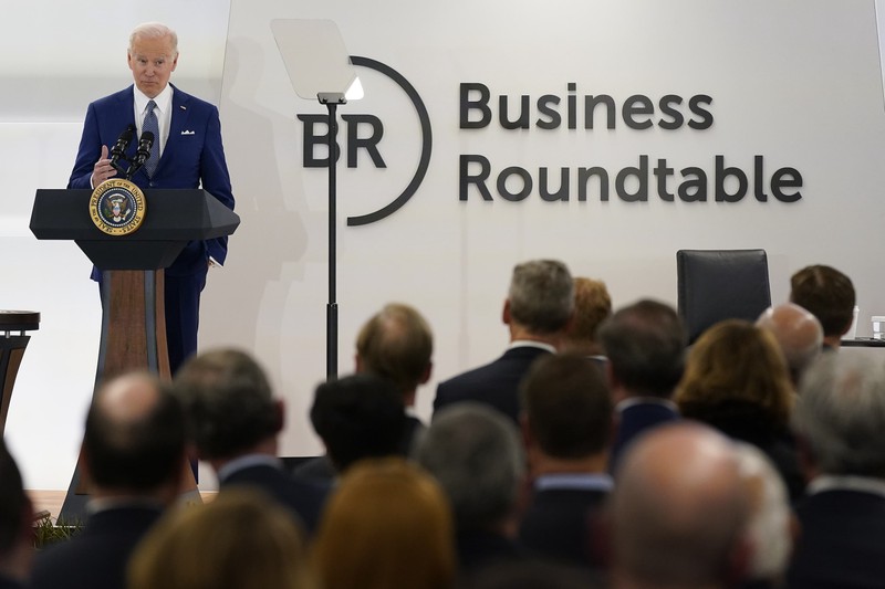 joe biden business roundtable quarterly meeting tzrd