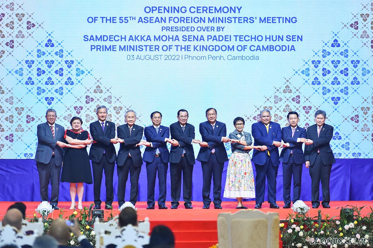 amm 55 khai mac hoi nghi bo truong ngoai giao asean lan thu 55