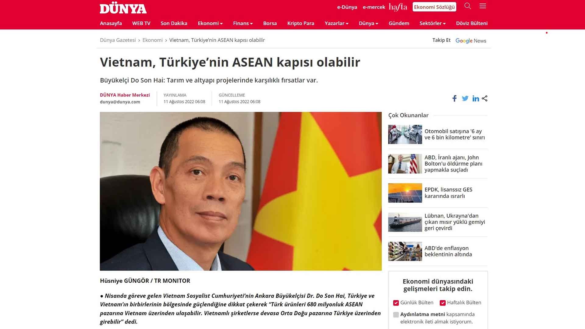 viet nam la cua ngo de tiep can thi truong asean cua tho nhi ky