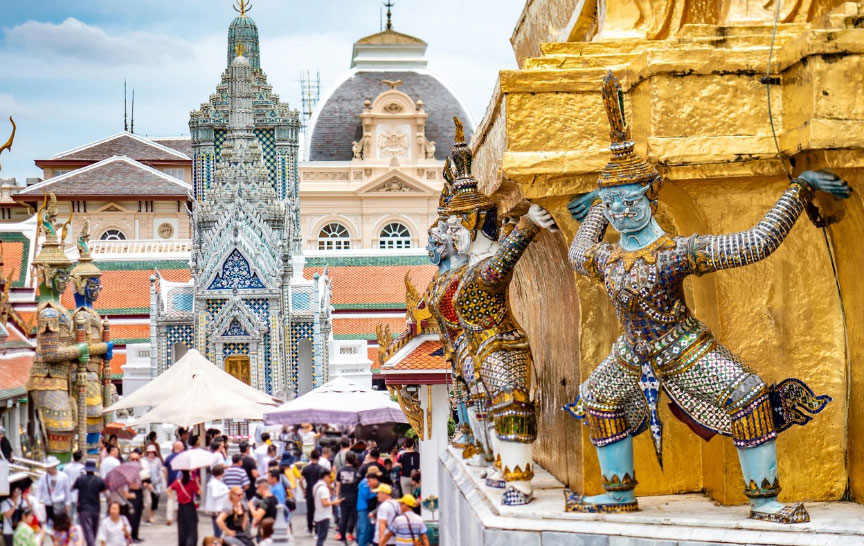 Luong khach du lich quay tro lai giup kinh te Thai Lan hoi phuc dang ke