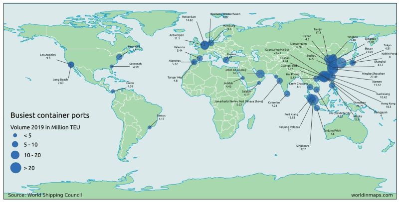 largest ports map scaled e1640695263640