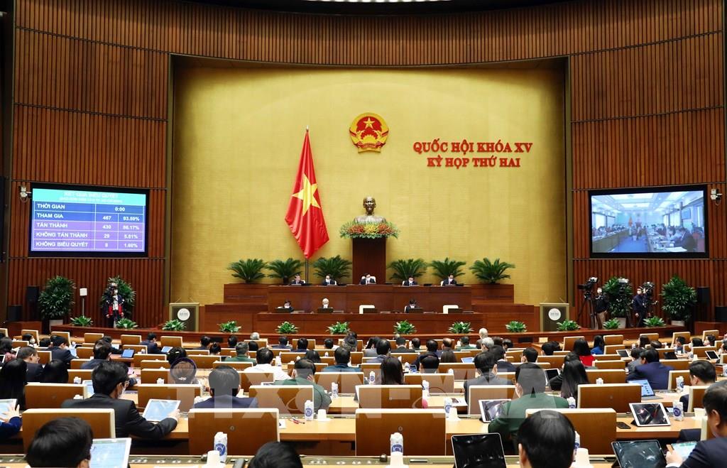 170429 ky hop thu hai quoc hoi khoa xv quoc hoi bieu quyet thong qua nhieu nghi quyet quan trong