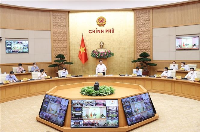 vna potal thu tuong pham minh chinh chu tri phien hop chinh phu thuong ky thang 9 stand 2