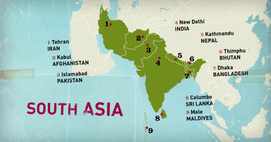 south asia