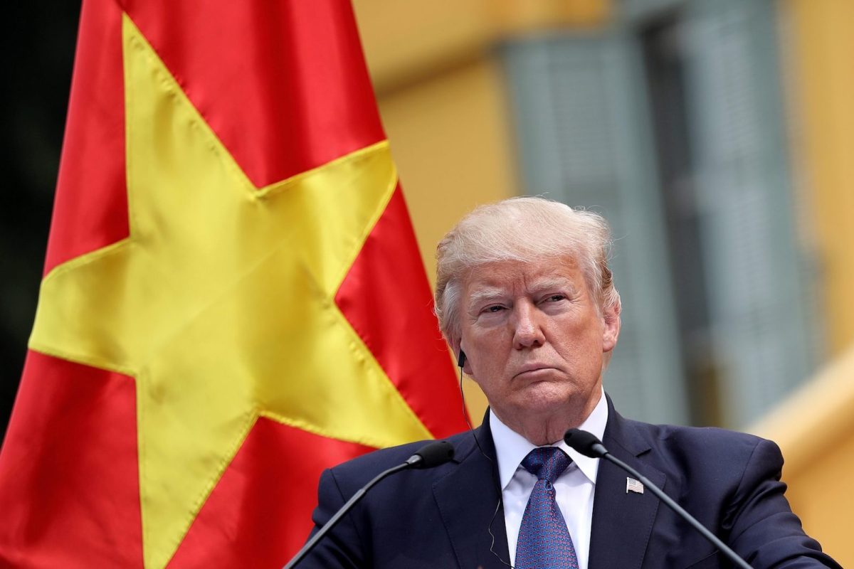 Trump Vietnam Flag