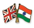 britain british UK flag india flag